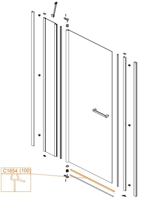 Uszczelka okapowa SANPLAST | 660C1654