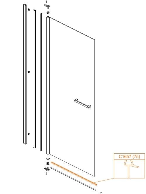 Uszczelka okapowa SANPLAST  | 660C1657
