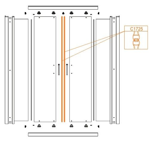 Uszczelka magnetyczna do KP4/TX5/165 SANPLAST | 660C1725