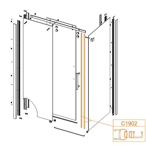 Uszczelka magnetyczna komplet SANPLAST | 660C19020000000