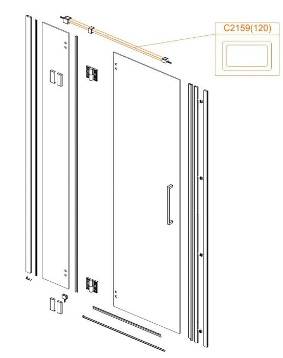 Profil aluminiowy SANPLAST | 660C2159