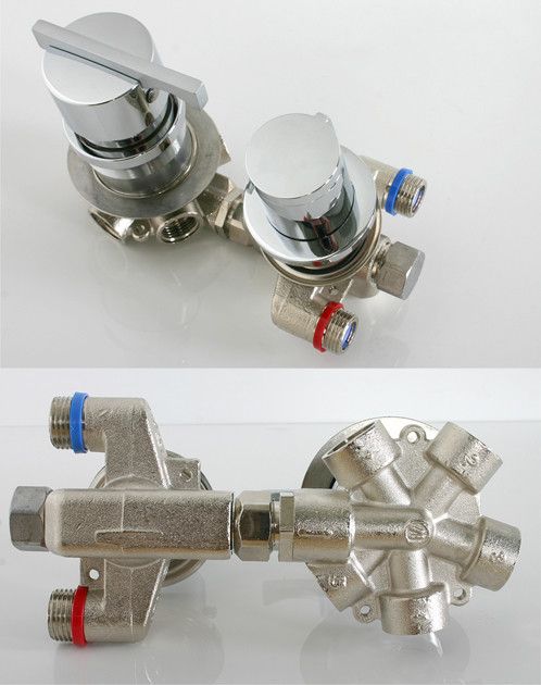 Bateria termostaryczna z zaworem 5-drogowym SANPLAST | 660CH0044
