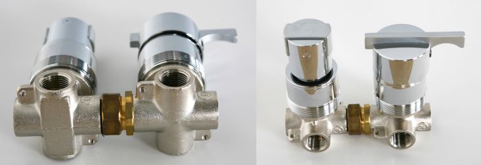 Bateria mieszaczowa z zaworem 3-drogowym SANPLAST  | 660CH0046