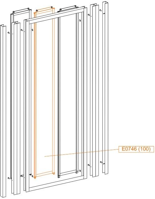 Element ruchomy do DTr-100-P SANPLAST | 660E0746