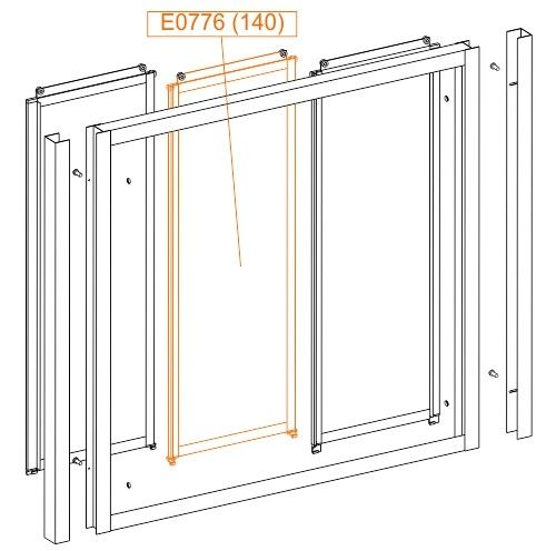 Element ruchomy do DTr-W-140-P SANPLAST | 660E0776