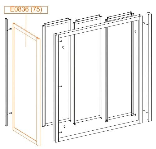 Element stały do ścianki SS2-W-75 SANPLAST | 660E0836