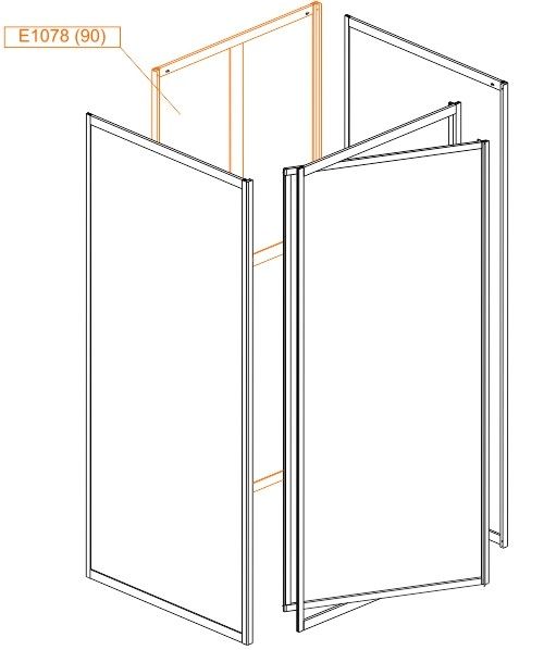 Element stały do ściany SS1 polistyren SANPLAST | 660E1078