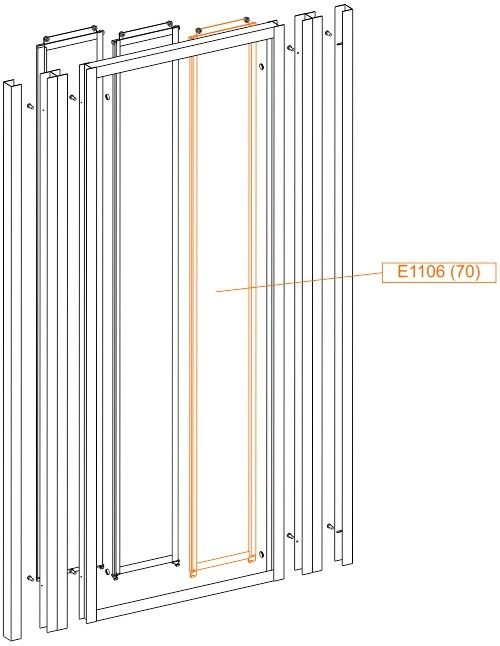 Element ruchomy wewnętrzny polistyren SANPLAST | 660E1106