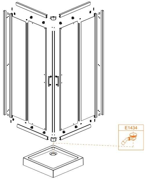 Syfon z kolankiem redukcyjnym SANPLAST  | 660E1434