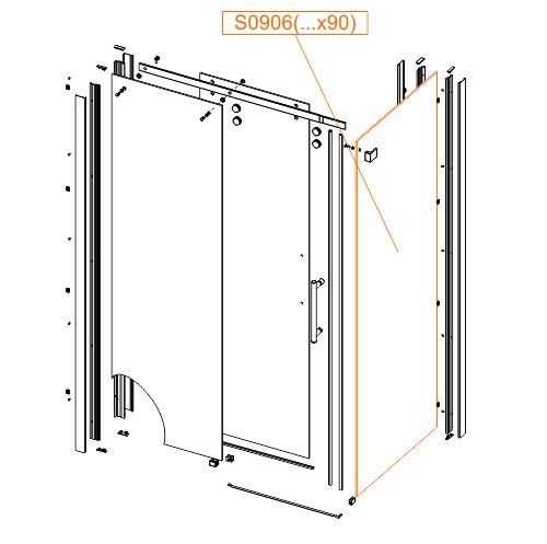 Ścianka do Altus 90 SANPLAST | 660S09060040100