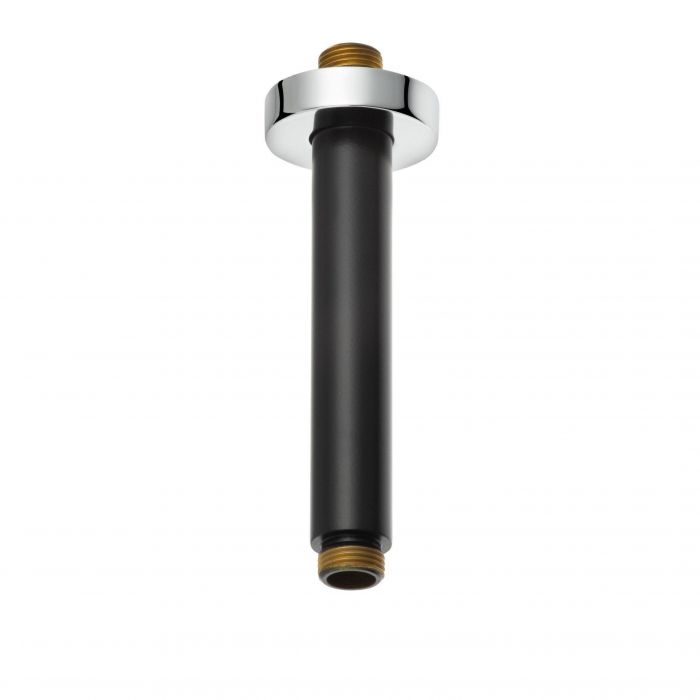 Ramię natrysku sufitowe KLUDI A-QA d55 150 mm czarne mat | 665158700
