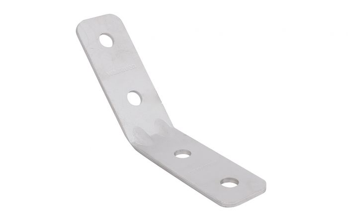 Kątownik do szyn stal nierdzewna 4-otworowy BIS Strut 135° L-180 mm