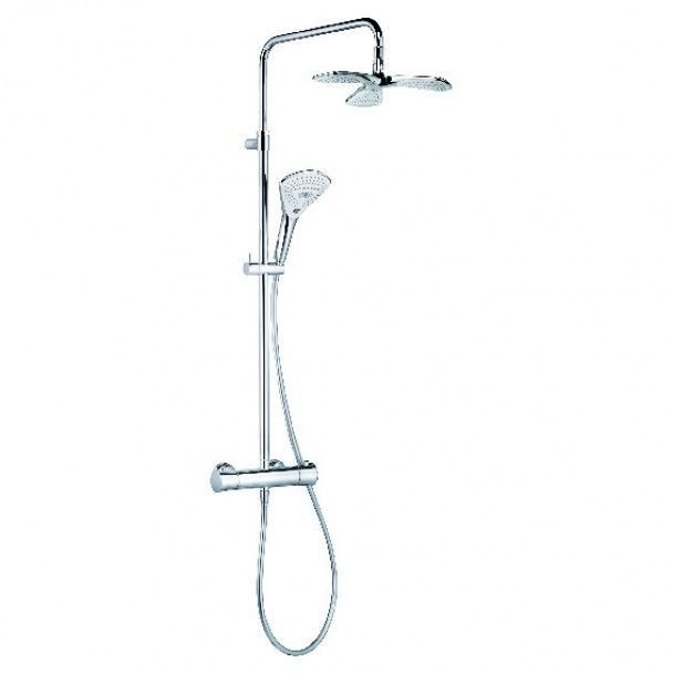 Komplet natryskowy termostatyczny KLUDI FIZZ DUAL SHOWER SYSTEM chrom | 670960500