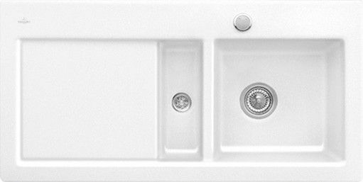 Zlewozmywak do szafek 600 mm wybite 4 otwory VILLEROY & BOCH Subway 60 965 x 475 mm | 67122FKG