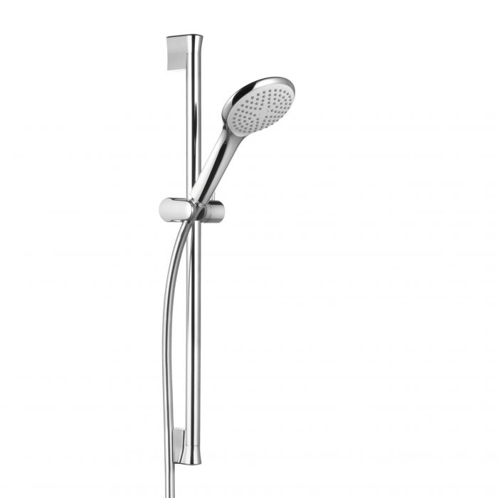 Zestaw prysznicowy KLUDI FRESHLINE 600 mm chrom zawiera: pręt ścienny, rączkę natrysku, wąż natryskowy 1600 mm, elementy mocujące , sitko | 678300500