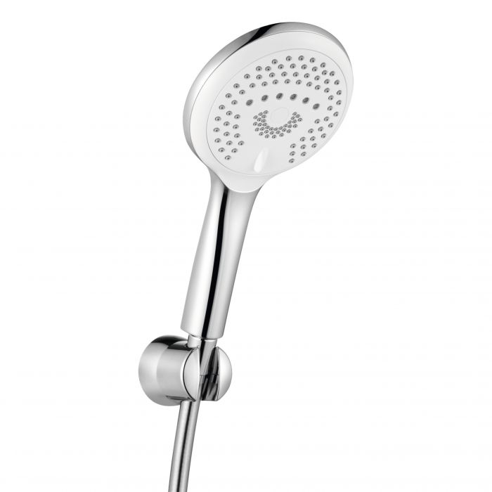 Zestaw wannowo-natryskowy KLUDI FRESHLINE chrom zawiera: rączka natrysku, wąż natryskowy 1250 mm, uchwyt ścienny | 679500500