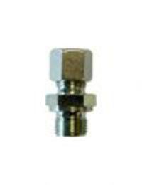 Złączka mosiądz zaciskowa 1/4" GZ 10 mm