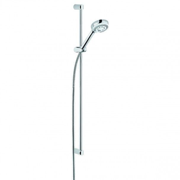LOGO zestaw prysznicowy chrom zawiera: słuchawka prysznicowa, wąż prysznicowy, drążek prysznicowy