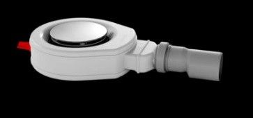 Zestaw odpływowy brodzikowy płaski KALDEWEI KADEWEI d50 mm, zasyfonowanie 30 mm bez pokrywy odpływu, zawiera sitko *Niezbędne akcesoria: Zestaw wykończeniowy z pokrywą odpływu) | 687772510000