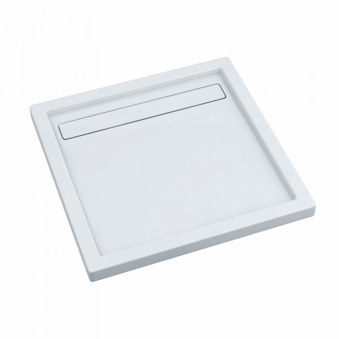 Brodzik kompozyt Stonicryl STABILSOUND PLUS kwadratowy 100 x 100 x 6.5 cm SCHEDPOL CAMPARO | 3082