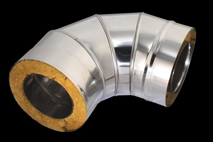 Kolano 90° DN 150/200 KRZYSPOL system dwuścienny SD-0,8 | SD08K90150200