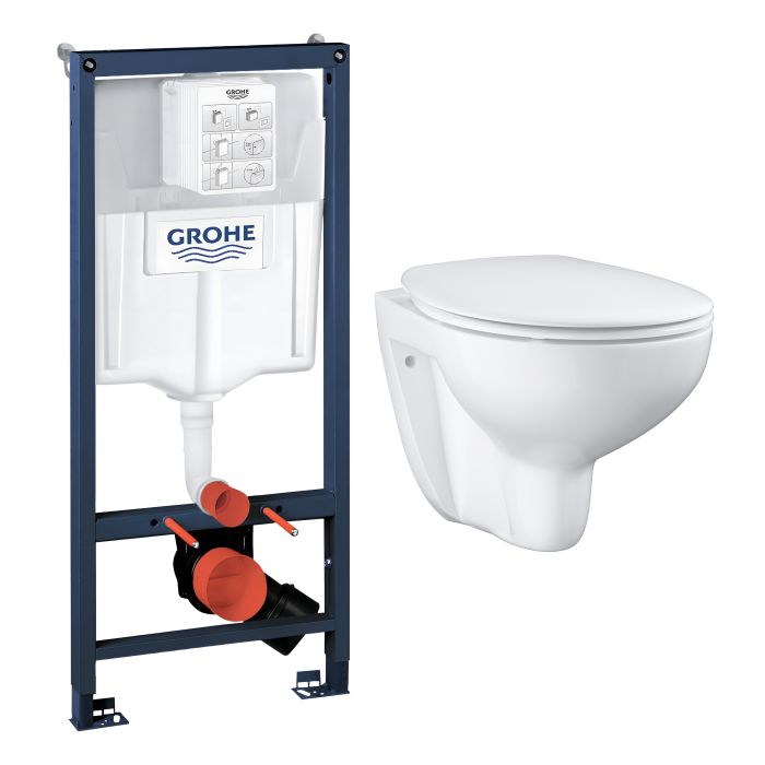 Zestaw stelaż z miską oraz deską GROHE  | Zestaw 6