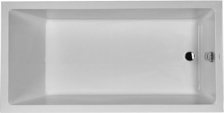 Wanna akryl sanitarny prostokątny DURAVIT Starck 1800 900 x 460 mm biały alpin z 1 ukośnym oparciem | 700050000000000