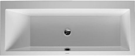 Wanna akryl sanitarny prostokątny DURAVIT Vero 1700 700 x 460 mm biały alpin z 1 ukośnym oparciem | 700131000000000