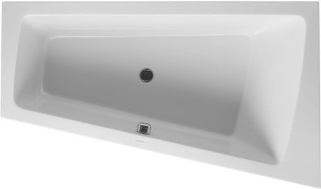 Wanna akryl sanitarny DURAVIT Paiova 1700 1000 x 460 mm biały alpin z 1 ukośnym oparciem | 700213000000000