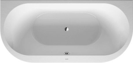 Wanna akryl sanitarny prostokątny DURAVIT Darling New 1900 900 x 600 mm biały alpin z 2 oparciami ukośnymi | 700248000000000