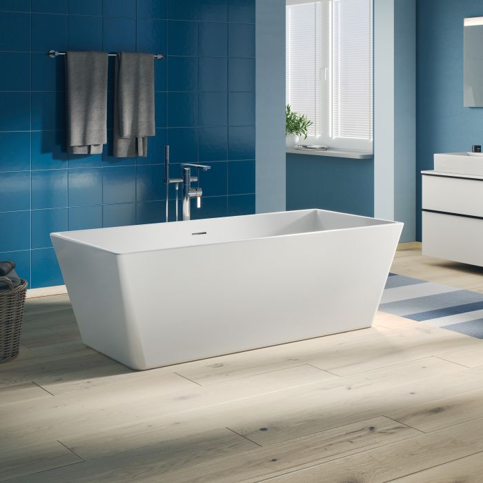 Wanna wolnostojąca DURAVIT DuraSkye 1600 750 x 440 mm biała  | 700563000000000