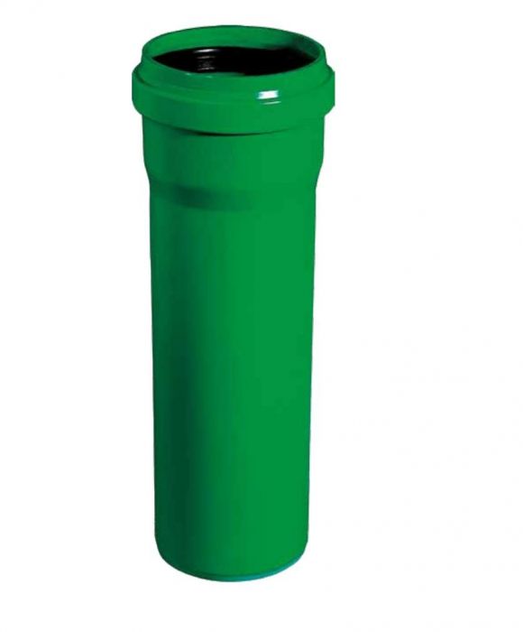 Rura z kielichem spieniona PP-MD KG 2000 KGEM 110 mm 2 m SN 10 zielona
