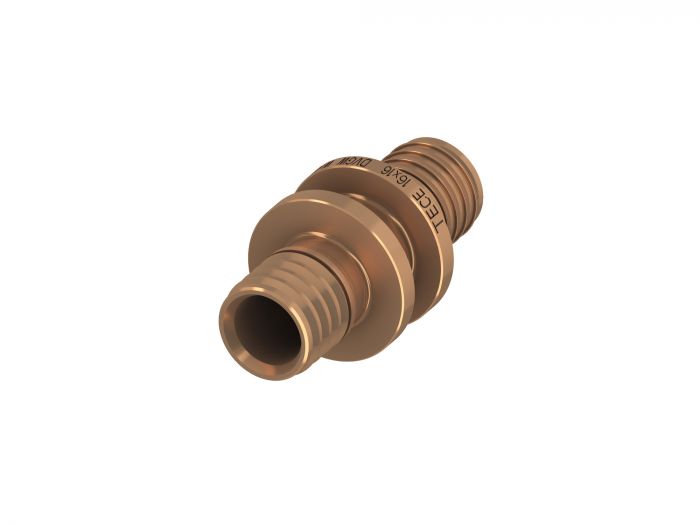 Złączka z brązu prosta TECEflex 50 mm