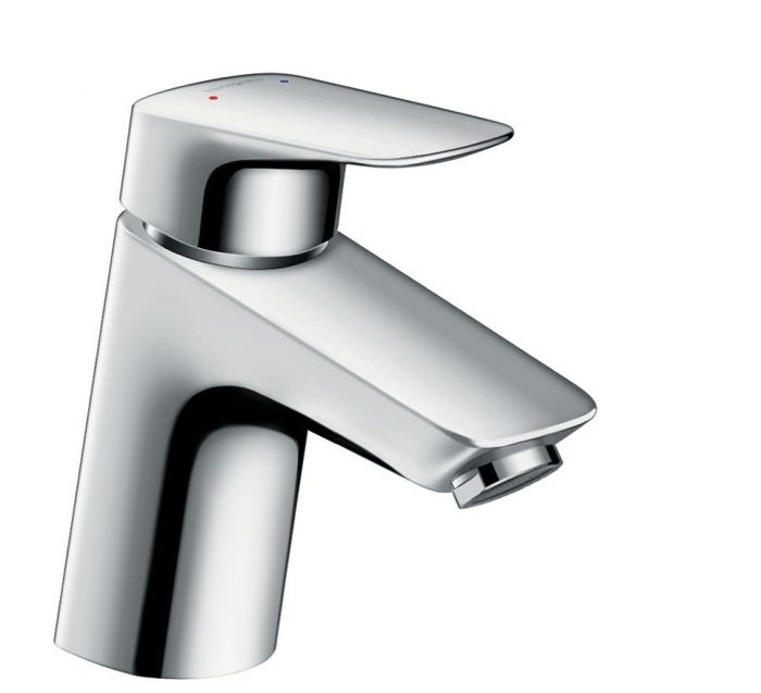 Bateria umywalkowa stojąca HANSGROHE Logis 1-uchwytowa 1-otworowa chrom zawiera: węże przyłączeniowe G ⅜ | 71076000