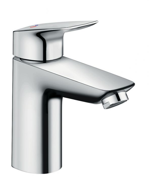 Bateria umywalkowa stojąca HANSGROHE Logis 1-uchwytowa 1-otworowa chrom zawiera: węże przyłączeniowe G ⅜ | 71103000