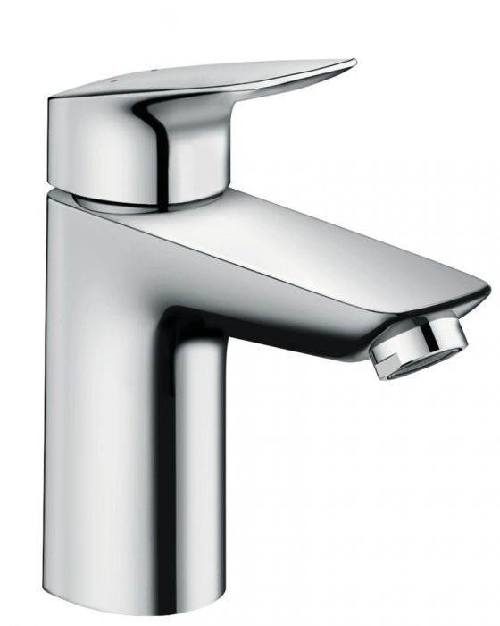 Bateria umywalkowa stojąca HANSGROHE Logis 100 1-uchwytowa 1-otworowa chrom zawiera baterie umywalkową | 71104000