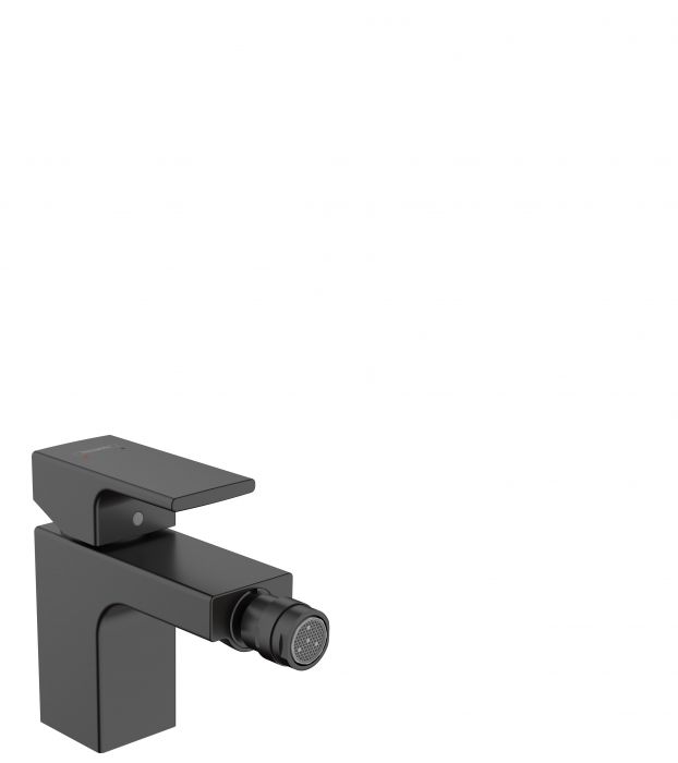Bateria bidetowa stojąca HANSGROHE Vernis Shape 1-uchwytowa 1-otworowa czarna matowa | 71211670