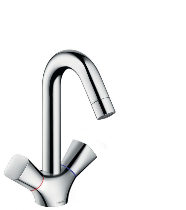 Bateria umywalkowa stojąca HANSGROHE Logis 150 2-uchwytowa 1-otworowa chrom zawiera baterie umywalkową | 71222000