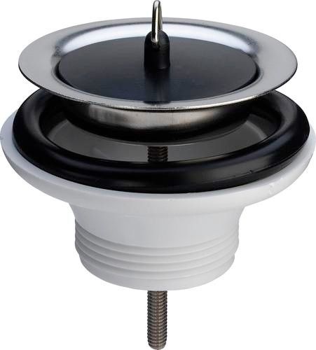 Zawór odpływowy VIEGA 7122K do zlewozmywaka z tworzywa sztucznego 1 1/2" x Ø 80 biały | 109516