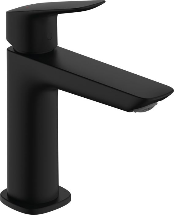 Bateria umywalkowa HANSGROHE Logis 110 Fine 1-uchwytowa 1-otworowa czarna matowa | 71252670