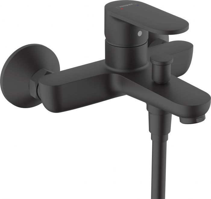 Bateria wannowa natynkowa HANSGROHE Vernis Blend 1-uchwytowa 2-otworowa czarna matowa | 71440670