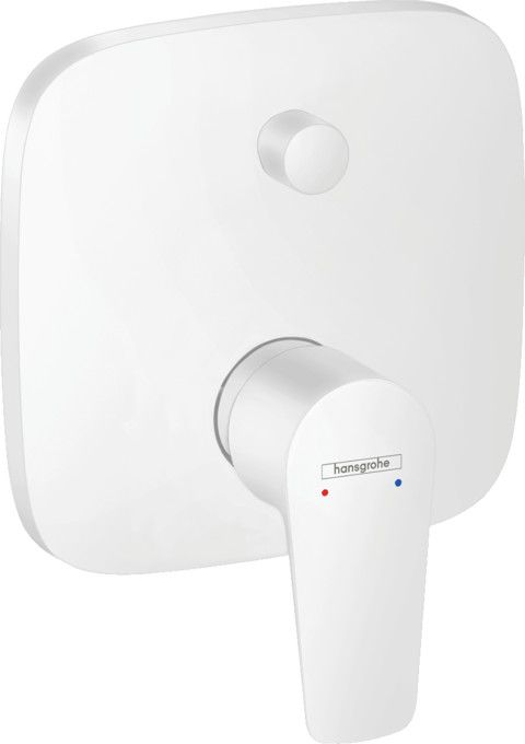 Bateria wannowa do montażu z zestawem podstawowym HANSGROHE Talis E 1-uchwytowa biały matowy  | 71474700