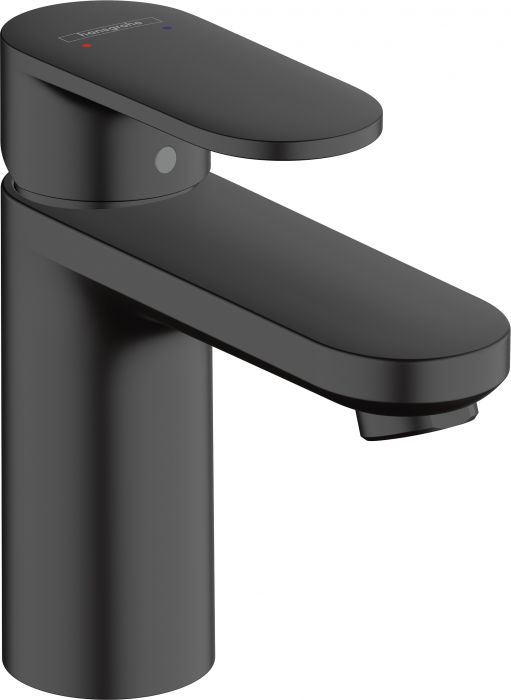 Bateria umywalkowa stojąca HANSGROHE Vernis Blend 100 1-uchwytowa 1-otworowa czarna matowa | 71551670