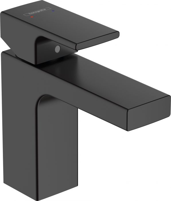 Bateria umywalkowa stojąca HANSGROHE Vernis Shape 100 1-uchwytowa 1-otworowa czarna matowa  | 71561670