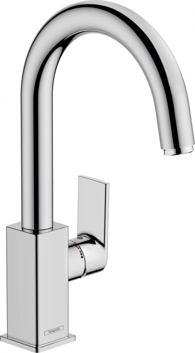 Bateria umywalkowa stojąca HANSGROHE Vernis Shape 200 1-uchwytowa 1-otworowa chrom z obrotową wylewką | 71564000