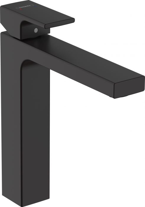 Bateria umywalkowa stojąca HANSGROHE Vernis Shape 1-uchwytowa 1-otworowa DN 15 czarna mat | 71591670