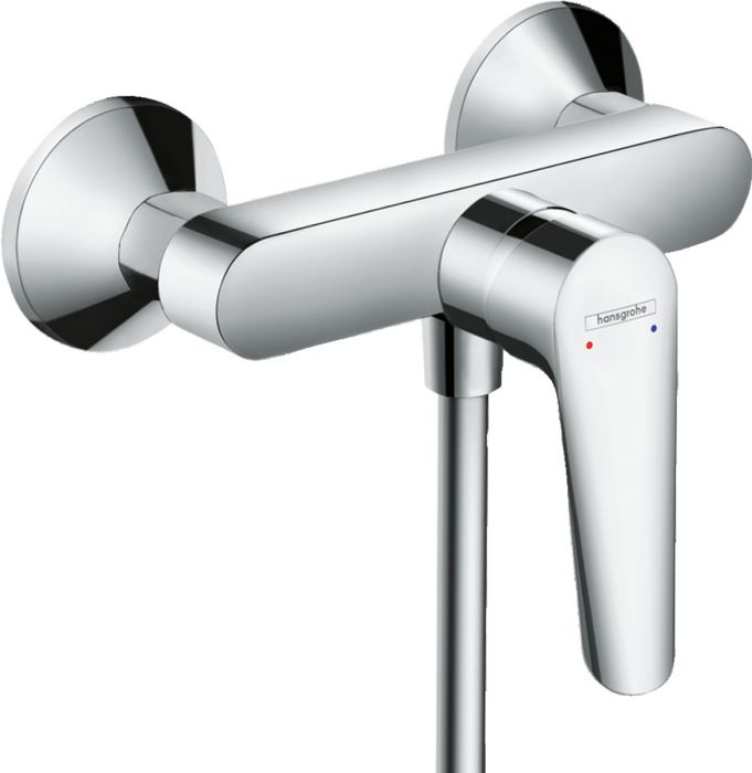 Bateria prysznicowa natynkowa HANSGROHE Logis E 1-uchwytowa 2-otworowa chrom  | 71602000