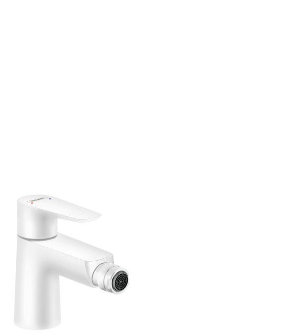 Bateria bidetowa HANSGROHE Talis E 1-uchwytowa 1-otworowa biała mat | 71720700