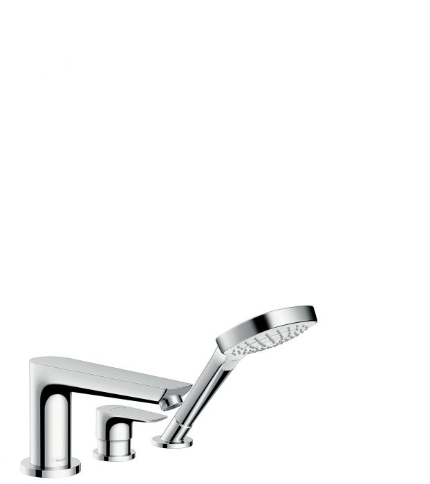 Talis E bateria wannowa montaż na brzegu wanny, 3-otworowej element zewnętrzny wysokość: 234 mm zasięg wylewki: 196 mm chrom