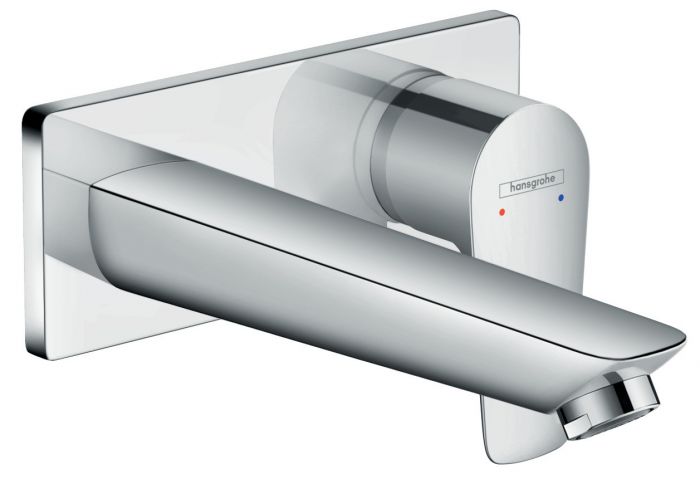 Bateria umywalkowa montaż ścienny HANSGROHE Talis E 1-uchwytowa 2-otworowa brąz szczotkowany | 71734140